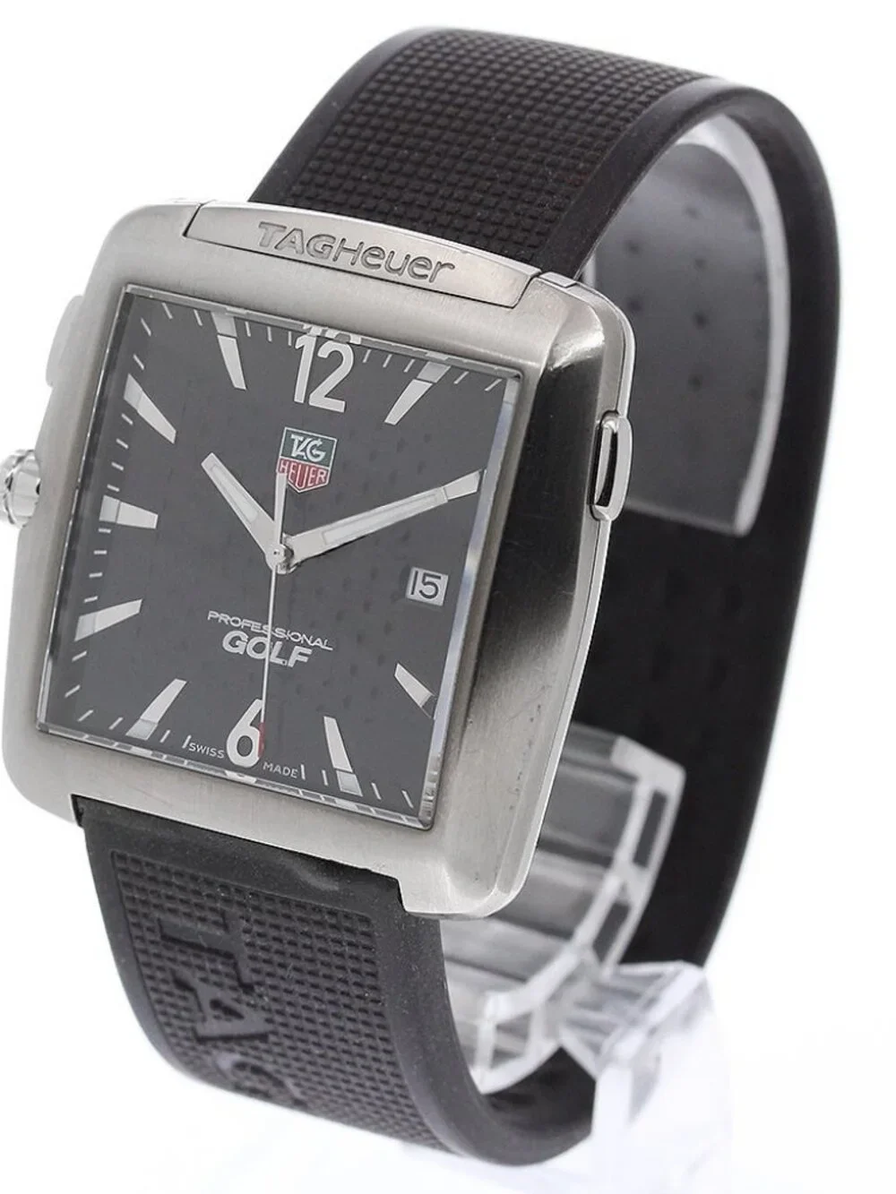 TAG HEUER Professional Sports Golf WAE1111-0 Tiger woods Quartz Men's_969921